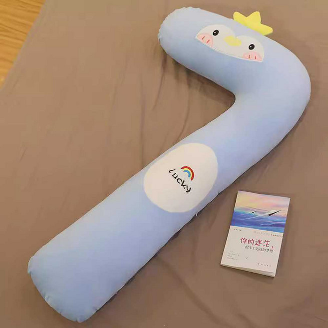 긴베개 바디필로우 ㄱ자 롱쿠션 기역자 죽부인용, 펭귄5611937 100x50cm