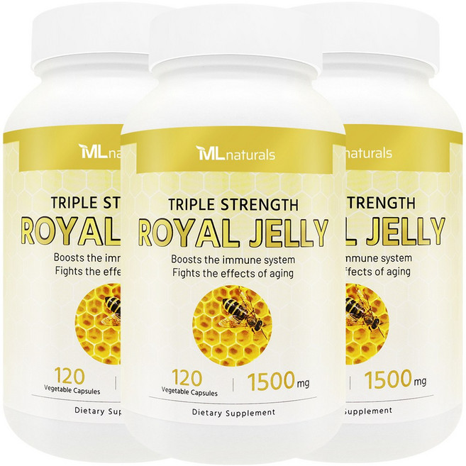 [미국번개배송] 착한명품 마이라이프 내추럴스 로열제리 1500mg, 120캡슐, 3개