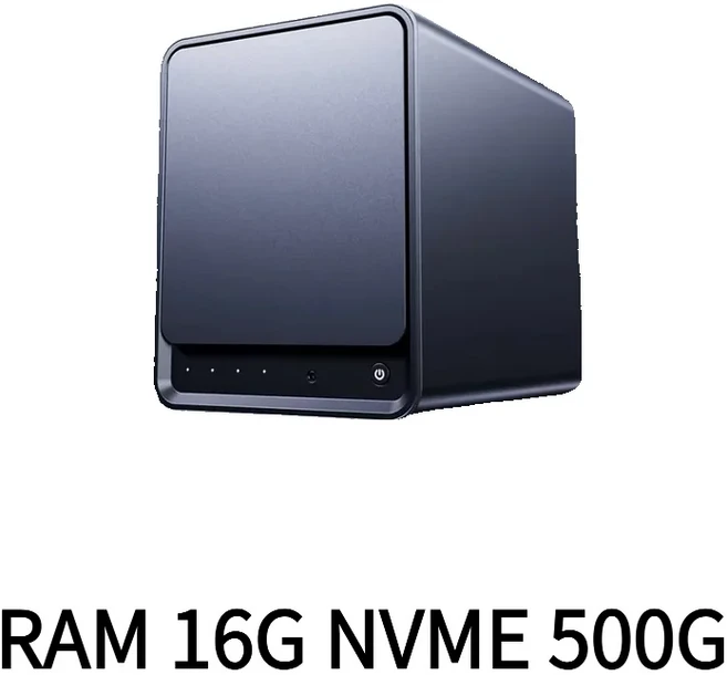 미니 PCEOVOE WTR Pro NAS 미니 PC 4베이 Twin Lake N150 DDR4 3200MHz 2.5/3.5" HDD*4 M.2 2280 NVMe, 03 N150 Ubuntu, 01 유럽 ​​연합, 01 DDR4 16GB 500GB SSD