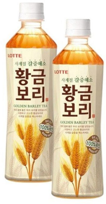 624C 롯데 황금보리 500ml 24PET_624C