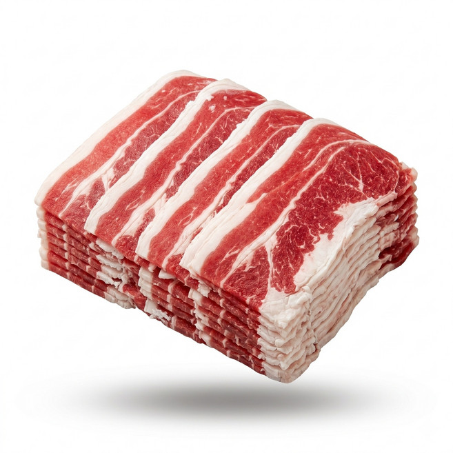 우삼겹 삼겹양지 우삼겹말이 소고기 500g 소분포장 총1kg 구이용 샤브샤브 마라탕 냉동, 1개