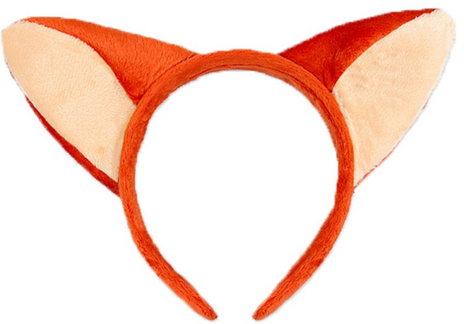 파티짱 동물 머리띠 파티 데코 소품, 붉은 여우 머리띠, 1개