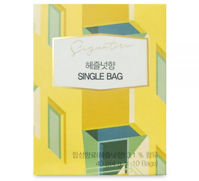 칸타타 싱글백 헤이즐넛향 10T 티백커피 블루 마운틴 원두커피 블랙, 1, 4g