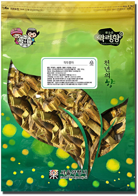 천지가약초 볶은 작두콩차, 500g, 1개