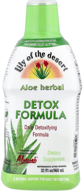 Lily of the Desert Aloe Herbal Detox Formula 32 fl oz (960 ml), 1개 - 쿠팡