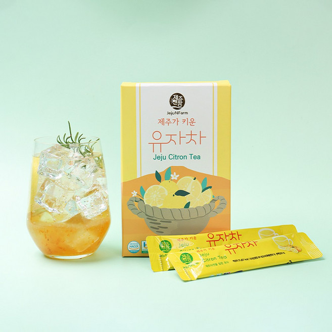 제주가 키운 유자차 유자청 스틱 10개입, 1개, 25g