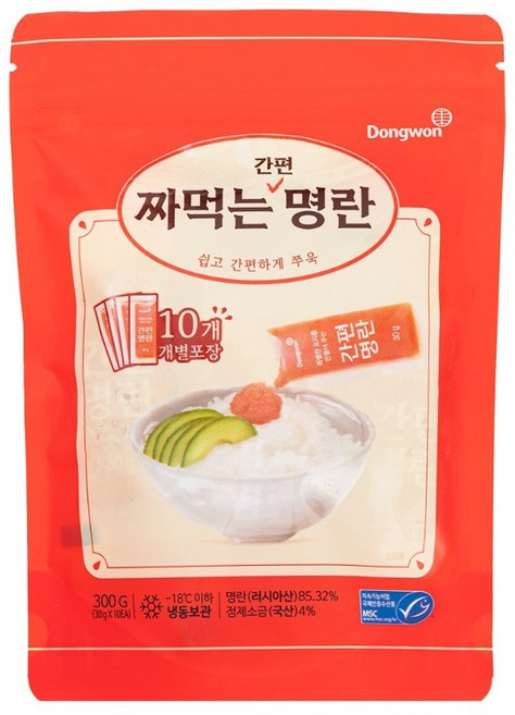 동원 짜먹는 간편명란, 3개, 300g