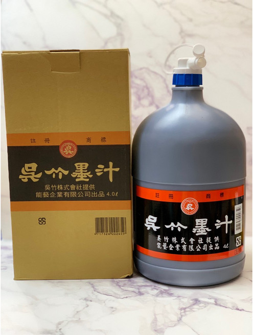 正大筆莊 日本吳竹 KURETAKE 書法專用墨汁, 1個, 限宅配，超商拒收, 4L