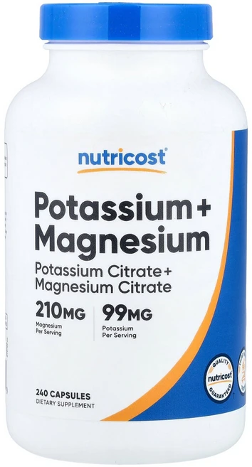 아이허브 칼륨 + 마그네슘 캡슐 240정, 240캡슐, 1개 - 쿠팡