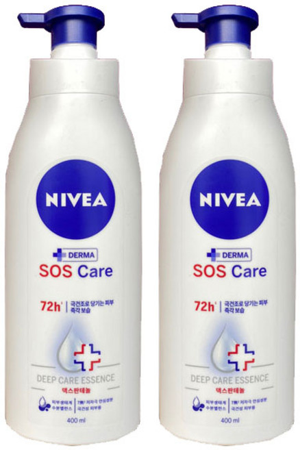 니베아 SOS 케어 바디로션, 400ml, 2개