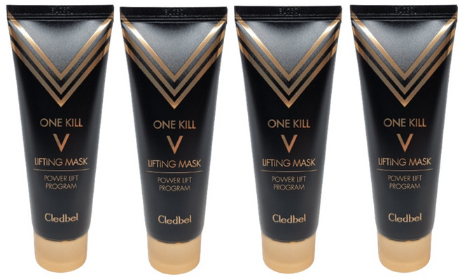 끌레드벨 원킬 브이 실 리프팅 마스크, 4개