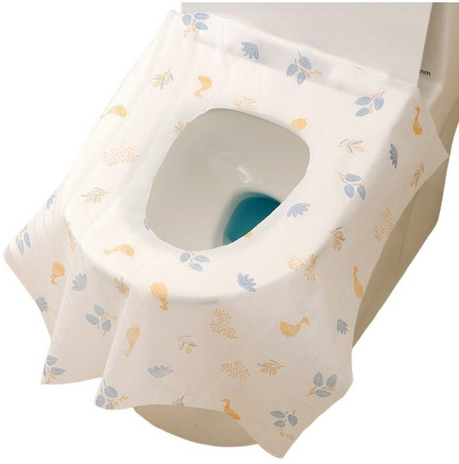 앨오앤지 일회용 초대형 62*65cm 변기 커버 50P 개별포장, 50매