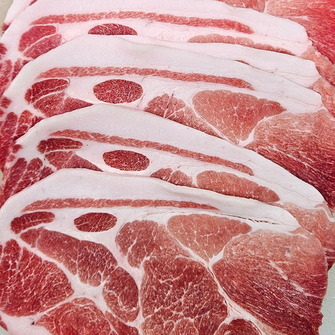 돼지고기 목전지 4mm 제육용 불고기용 볶음용 수육용 제육용 구이용 1kg, 1개