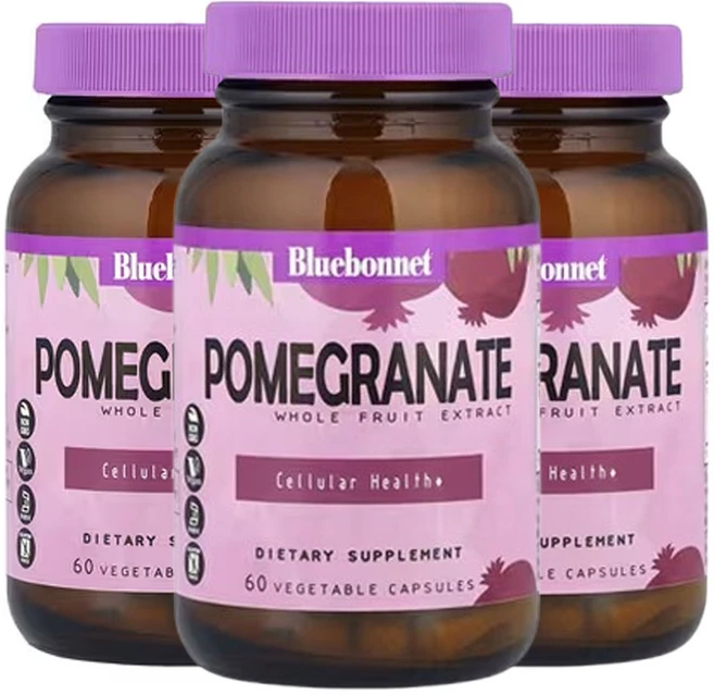 블루보넷 뉴트리션 슈퍼푸룻 석류 통과일 추출물 베지 캡슐 60정, 3개 - 쿠팡