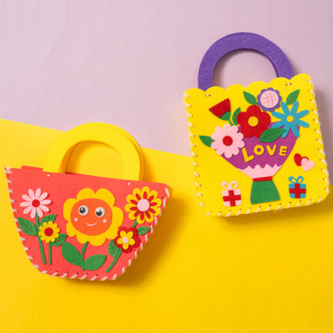 [핸즈스토어] 민화 펠트 가방 8종 만들기 / 초등 유치원 DIY, 펠트 가방 - 어버이날