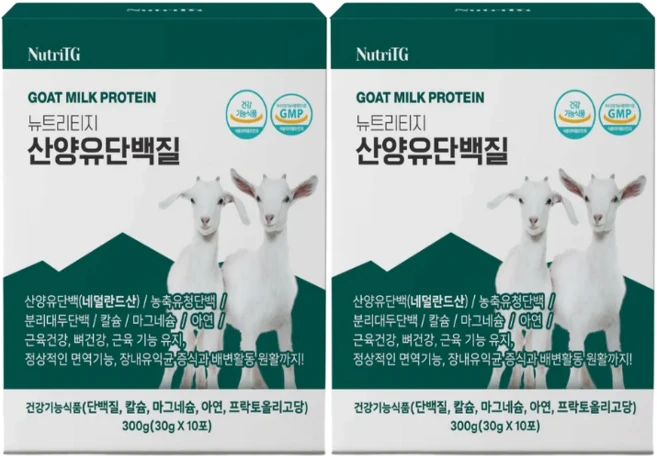 뉴트리티지 산양유단백질 스틱포 분말스틱, 2박스, 300g - 쿠팡