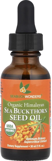 몸관리하세요 겨울입니다 SeaBuckWonders 유기농 히말라야 산자나무 씨오일 30ml(1fl oz) 특별관리진행, SeaBuckWonders유기농히말라야산자나무씨오일30, 1개 - 쿠팡