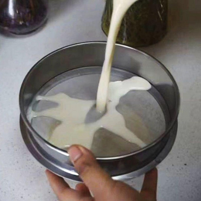 두유 거름망 스텐 채반 밀가루 과즙 스테인리스 초미세 초미세거름망 필터, 1개, 지름20cm 60메쉬 두부용