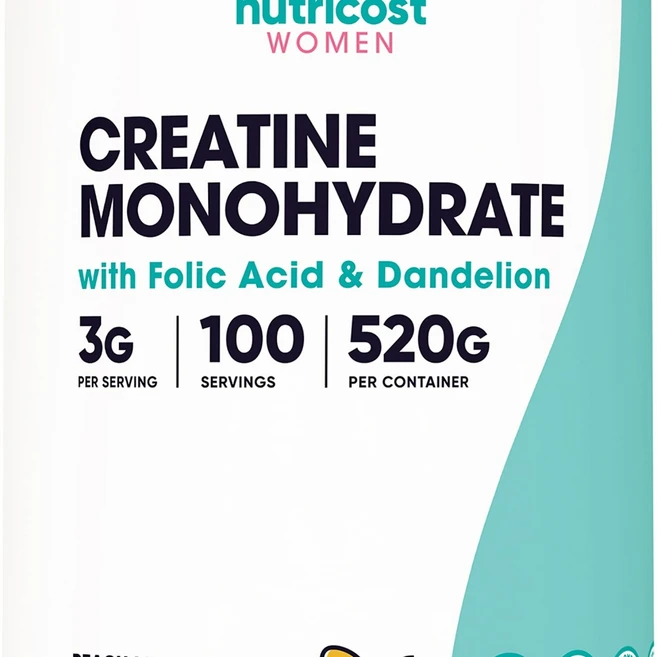 뉴트리코스트 여성 크레아틴 모노 하이드레이트 분말 520그램 복숭아 망고 맛, 1개, 520g - 쿠팡
