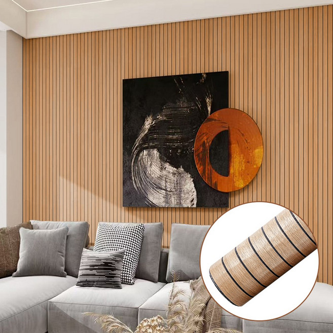 레디보드 인테리어 템바보드 시트지 60cm x 3m, 내추럴우드