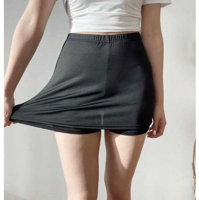 [풀문] 55부터 99까지 Y존커버 속바지 비침방지 안말리는 속바지 교복 미니 스커트 필수 속바지
