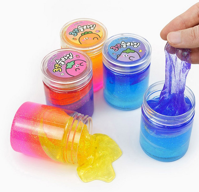 슬라임 3색슬라임 촉감슬라임 컬러슬라임, 3색슬라임(랜덤), 1개