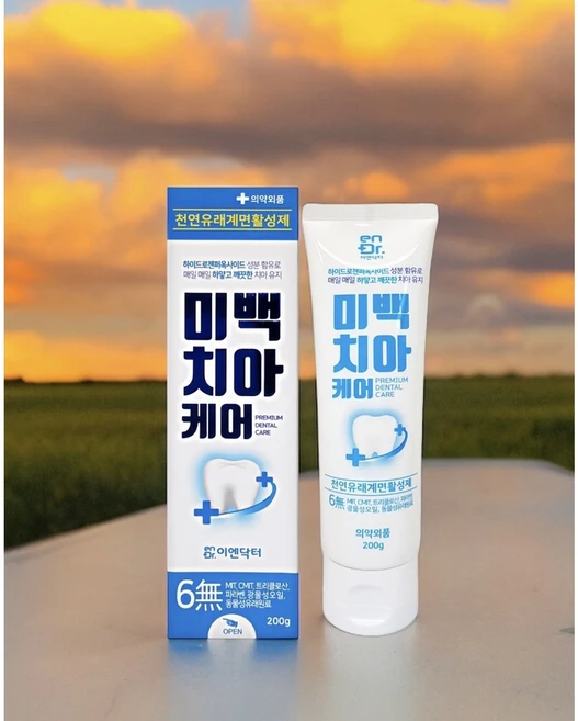 이엔 닥터 화이트 케어 하이드로젠퍼옥사이드 함유, 200g, 8개 - 쿠팡