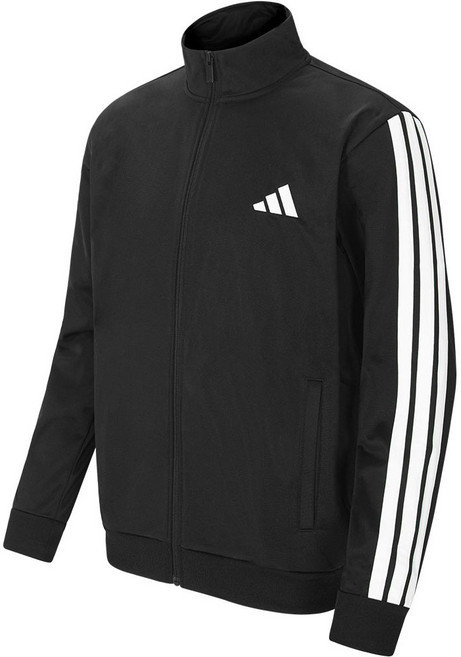 아디다스 기모 트랙탑 져지 집업 트레이닝복 츄리닝 자켓 M 3S FL 블랙 남여공용 운동복 + SHP 마스크