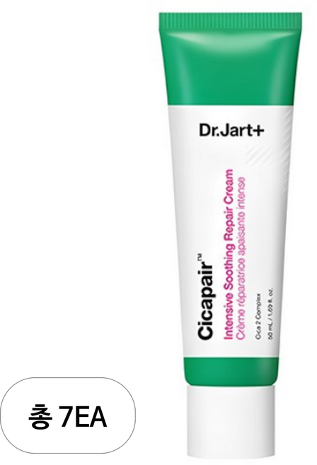 닥터자르트 시카페어 인텐시브 수딩 리페어 크림, 50ml, 7개