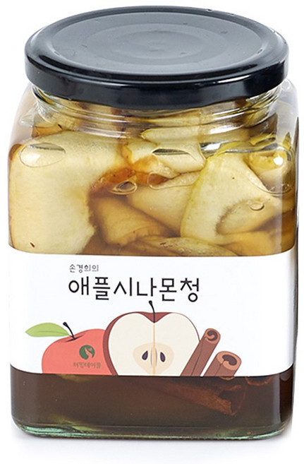 허밍테이블 애플시나몬청 유기농원당 수제청 청송사과, 800g, 1개입, 1개