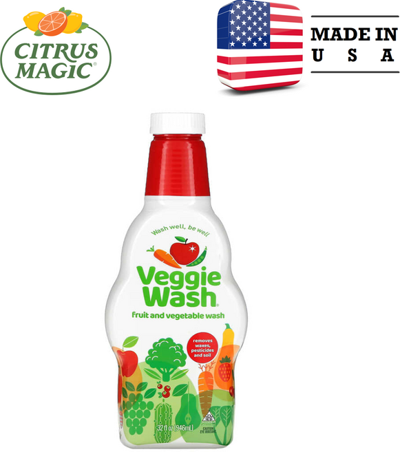 Citrus Magic Veggie Wash 과일 채소 세척제 946ml (32oz), 1개