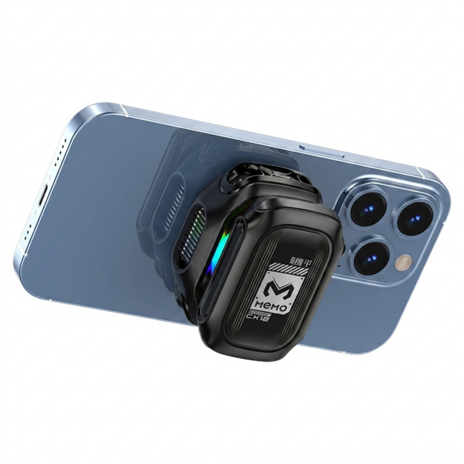 CHENZE 스마트폰쿨러 맥세이프쿨러 자체배터리 무선사용 휴대폰 태블릿 모두 호환, 블랙, 1개