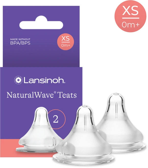 란시노 내추럴 웨이브 젖꼭지, XS(0~1개월), 2개 - 쿠팡