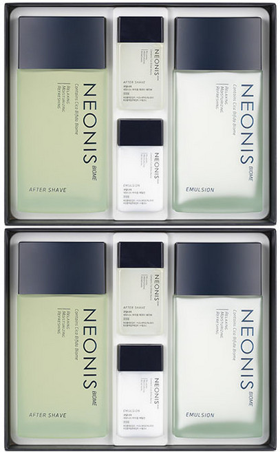 과일나라 네오니스 바이옴 2종 세트 에멀전 로션/스킨 토너 애프터쉐이브남성용 2개, 2세트