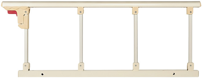 아모란나 접이식 낙상방지 침대 안전가드 기립보조 사이드바 매트리스 안전바 침대난간 사이드가드, 4단 화이트