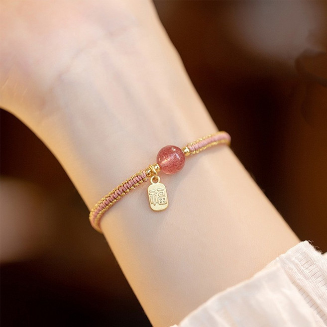 오누이디스플레이 여성 사업운 성공운 부적팔찌 매듭팔찌 원석팔찌 우정팔찌