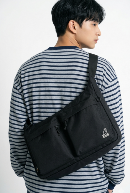 [백화점 정품] 캉골 시즌신상 코듀라 노트북 크로스백 데일리 가방