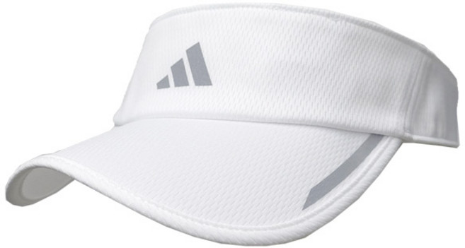 아디다스 러닝 에어로레디 바이저 JD1159, OSFM, 1개