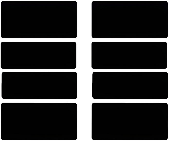 아리코 패딩 수선 방수 테이프 무지, 블랙, 2개