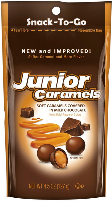 투시롤 밀크 초콜릿 주니어 카라멜 (127.6g 봉지), 1개, 127g