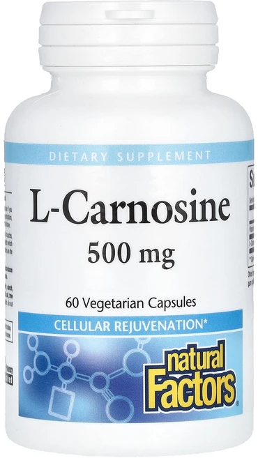 Natural Factors L-카르노신 500mg 베지 캡슐 60정, NaturalFactorsL카르노신500mg베지캡슐60, 1개 - 쿠팡