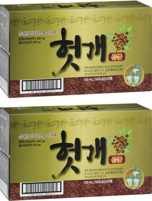 일화제약 헛개울금, 100ml, 20개