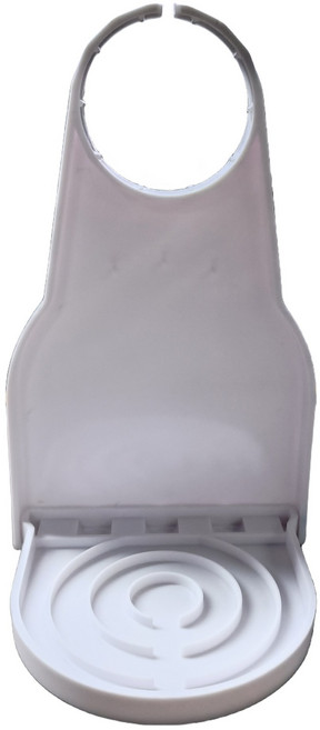 세제 뚜껑 받침대 거치대 세탁세제 디스펜서, 4개, 화이트