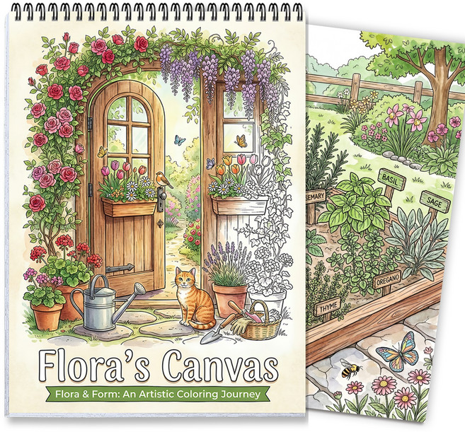 감성 컬러링북 시리즈 : 힐링 취미 생활, 화원, NICEROSE