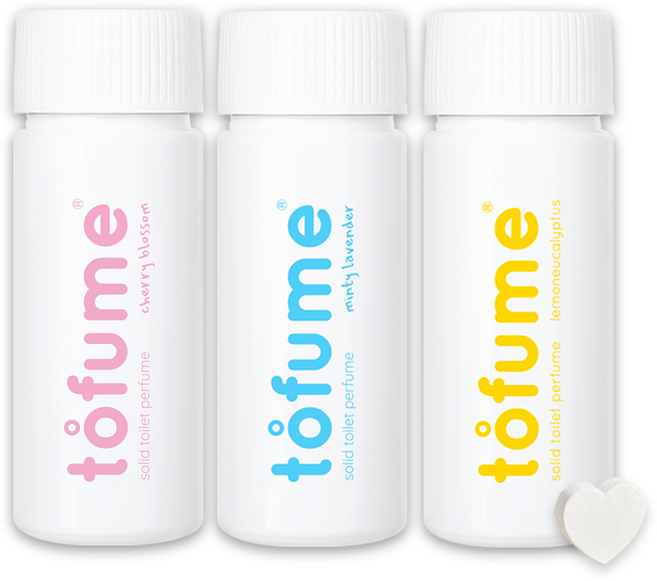 토퓸 토일렛 퍼퓸 화장실 방향제, 24g, 3개, 민티라벤더(30정), 체리블라썸(30정), 레몬유칼립투스(30정)
