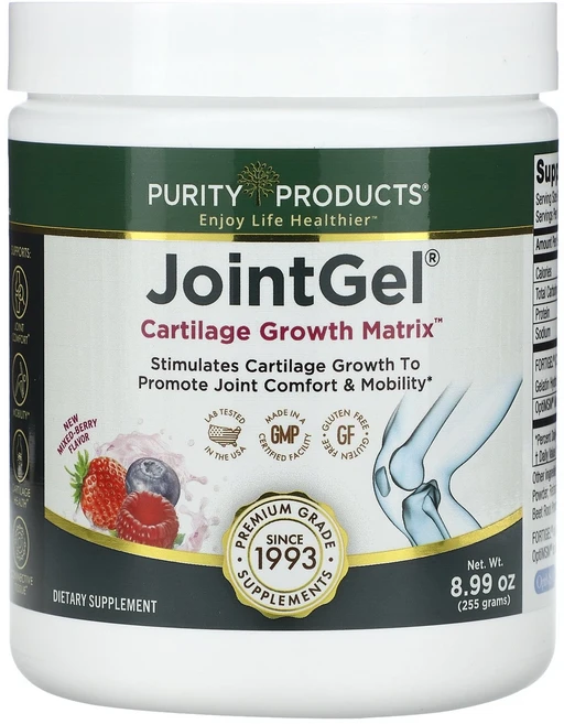 Purity Products JointGel Mixed-Berry 8.99 oz 255 g, Purity Products, JointGel, Mix, 255g, 1개 - 쿠팡