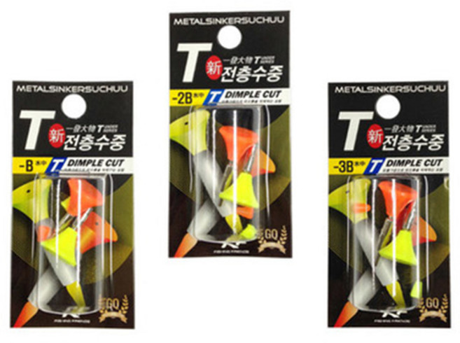 FF 전층수중 T형 수중찌 전유동 바다찌 속조류 강함, 3B, 1개