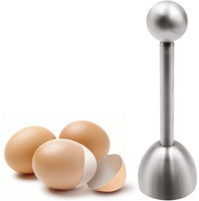 계란 절단기 계란 슬라이서 주방 계란 오프너 계란 크래커 리무버 계란 껍질이 단단한 부드러운 삶은 계란을위한 분리기