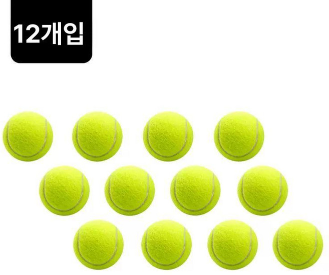 테니스 그물망 휴대용 스윙 연습 훈련 실외 훈련, H20-테니스공 12개