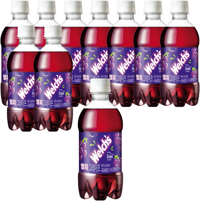 웰치스 포도맛, 300ml, 10개